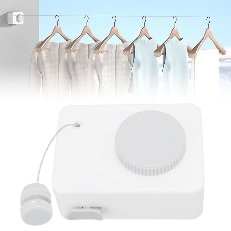 Clothesline Heavy Duty Retractable Space Saving ABS Stainless Steel Laundry