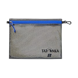Tatonka Zip Pouch - Flat Storage and Document Bag in Various Sizes and as a Set - Transparent, Waterproof and Robust, Black, L (25 x 20 cm)