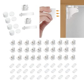 20 Pack Child Safety Magnetic Cabinet Locks - Safeasy Adhesive Baby Proofing Cabinets & Drawers Latches
