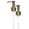 Metallic Gold, Metal Lotion Replacement Pump, 28/400, 2CC (Pack of