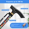 supregear Folding Cane, 5-Level Adjustable Height Walking Stick Lightweight Collapsible