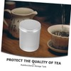 STOBAZA Tea Container Tea Box Organizer Matcha Powder Container Aluminum