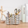 Feyarl Makeup Brush Case, Brush Stand, Crystal Brush Holder, Cosmetic