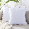 Top Finel 26x26 Euro Pillow Shams Set of 2 Decorative
