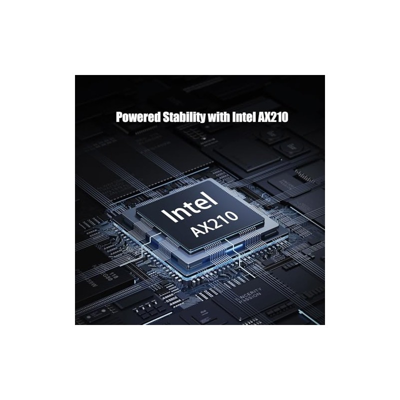 GLOTRENDS WiFi 6E AX5400 Tarjeta PCIe con Soporte de bajo
