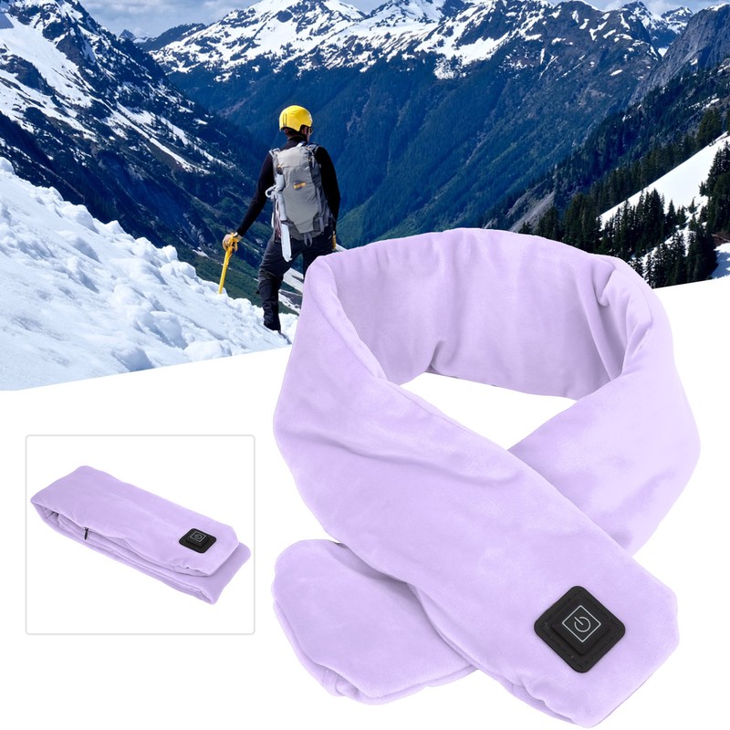 Winter Smart Heating Scarf Safety Electric Neck Wrap Temperature Adjustable