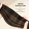 HOTBANANA Invisi Edge Tape in Hair Extensions Human Hair, 20inch