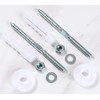 2 Set Wall-Mount Sink Fixing Screws,Sink Installation Hardware for Bathroom