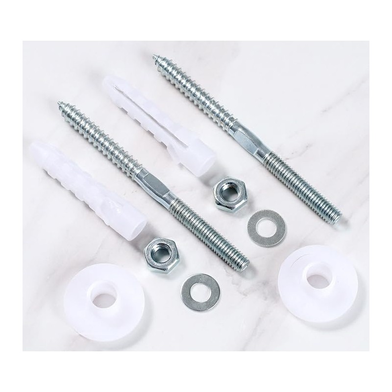 2 Set Wall-Mount Sink Fixing Screws,Sink Installation Hardware for Bathroom