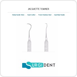SURGIDENT JACQUETTE TOWNER SICKLE SCALER DENTAL PERIODONTAL CURETTE