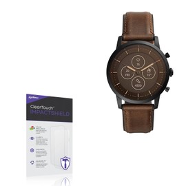 BoxWave Screen Protector Compatible with Fossil Collider HR Hybrid Smartwatch - ClearTouch ImpactShield (2-Pack), Impenetrable Screen Protector Flexible Film