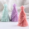 Wedding Dress Candle Silicone Mold Princess Dress Resin Casting Molds