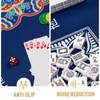 Mahjong Mat, 32.4×32.4 Inch Noise Reduction Anti-Slip Mahjong Mat for