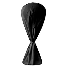 J&C Fan Cover 30x57 Inch Black Fan Dust Cover Waterproof Floor Fans Cover Pedestal Fan Cover Standing Round Fans Protection Dustproof Covers Protector for Indoor Outdoor Household (No Fan)