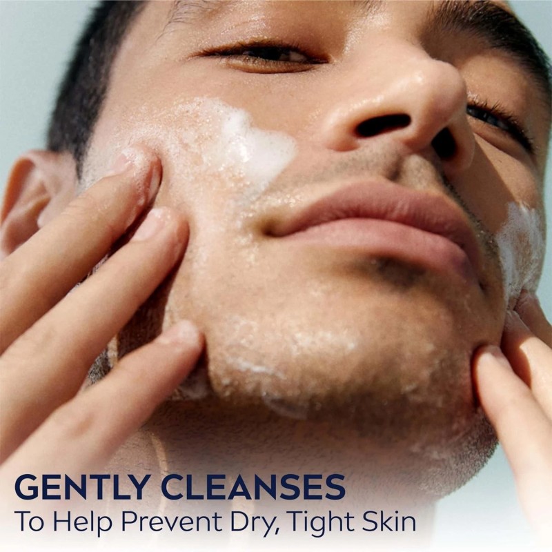 NIVEA MEN Maximum Hydration Moisturizing Face Wash with Aloe Vera,
