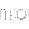Generic (1 Pack) Galvanized 533-1 Stud Shoe. Metal Stud Shoe