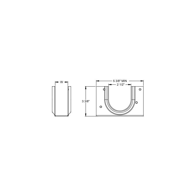 Generic (1 Pack) Galvanized 533-1 Stud Shoe. Metal Stud Shoe