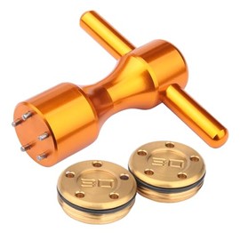 Scotty Cameron Butter Weights 2 Pieces + T-Wrench Set, Compatible with Current Models, 0.2 oz (5 g), 10 g, 15 g, 20 g, 25, 30, 35, 40, 45g, Gold, New (30 g x 2 wrench)