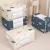 2 in 1 Large Clothes Storage Bag, 50L/75L Underbed Quilt