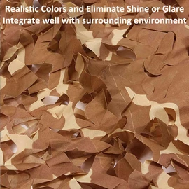 MOCNT Camouflage Net Camo Desert Camouflage Net Camouflage Net Hunting Camo Camouflage Army Camouflage Net Camping Sun Protection Privacy Screen Decoration Garden Hide Car Cover 3 m x 3 m