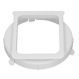 Portable Air Conditioner Exhaust Hose Connector Hose Tube Connector Air Conditioner Exhaust Duct Square to Round Coupler for Midea 1P KY35 Mobile Air Conditioning