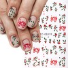 Christmas 3D Nail Art Stickers - Cute Santa Claus, Dwarf,