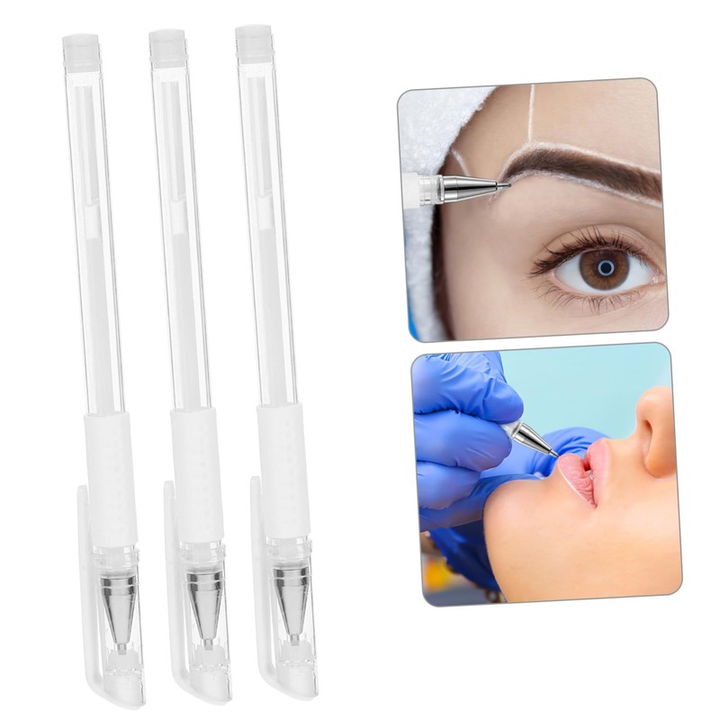 CHILDWEET 6pcs Microblading Pens for Precise Eyebrow Positioning Professional Tattooing