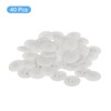 uxcell 40PCS Screw Cap Covers, 17mm Waterproof Plastic Screw Decorative