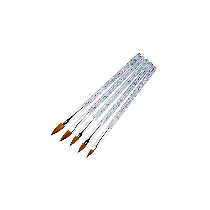 Kingsie 5 Piece Sculpted Nail Brush Cute Acrylic Nail UV