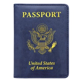 FACATH Passport Holder Covers Case, Waterproof Rfid Blocking Travel Wallet