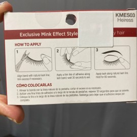 Kiss Mink Effect Collection Volume Up Fake Eyelashes KMES03