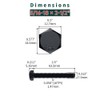 5/16-18 x 2-1/2" Hex Bolts with Nuts and Washers (10
