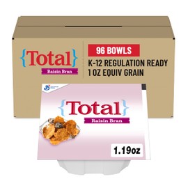 Total Raisin Bran Cereal Single Serve Bowlpak (96 ct) 1.19 oz
