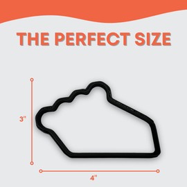 Pie Slice Cookie Cutter with Easy to Push Design (4 inch)
