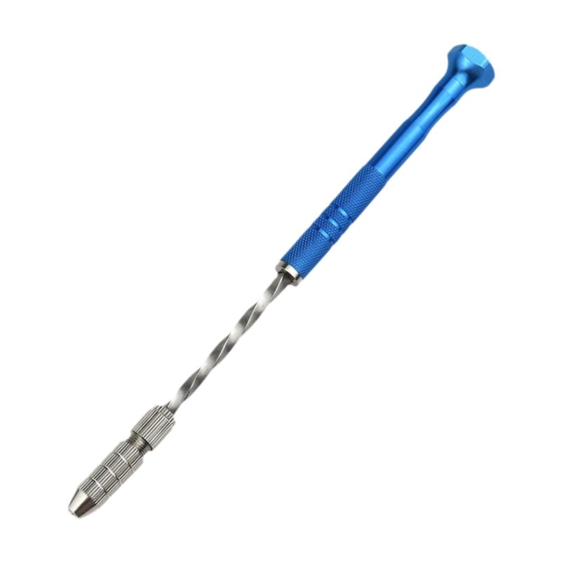 Fenteer Semi Automatic Spiral Hand Drill Rotary Tool Mini Twist