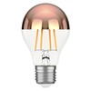ledscom.de E27 Reflector Rose Gold LED Filament Light, 839 lm,
