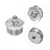 uxcell Stainless Steel Straight Grease Fitting G1/2 Thread Hydraulic Grease