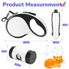 Zenova Pets Retractable Dog Leash with Detachable Poop Bag Holder