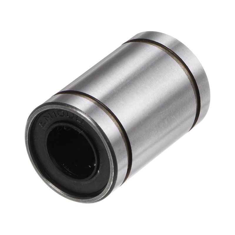 sourcing map 12pcs LM10UU Linear Ball Bearings, 10mm Bore Dia,