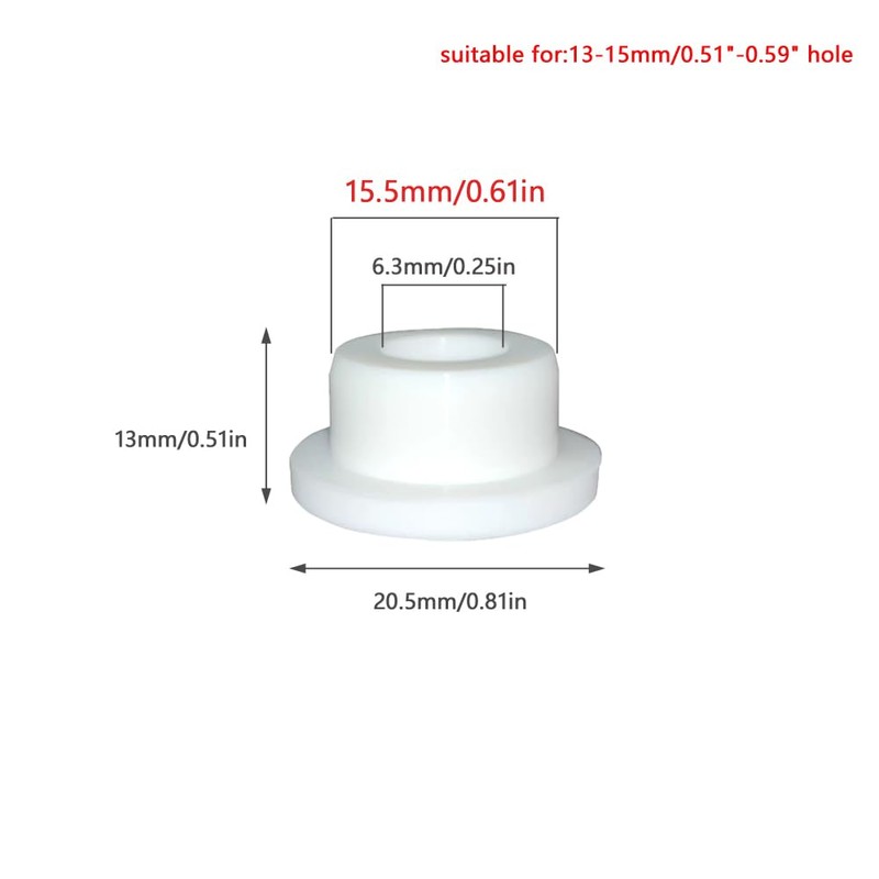 UtySty 5 Pack Hot Tub Jet Covers 15mm 3/5 Inch