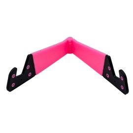 CABLEPELADO - Holder for Mobile Phones or Tablets | Stable Table Mount | Angle up to 90° | Compatible with All Models | Foldable and Handy | 11 x 2 cm | Pink