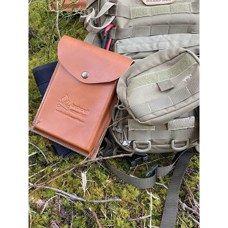 Bushcraft Essentials Leather Pouch Bushbox XL (ブッシュボックス Bushcraft Essentials/ブッシュクラフト エッセンシャルズ