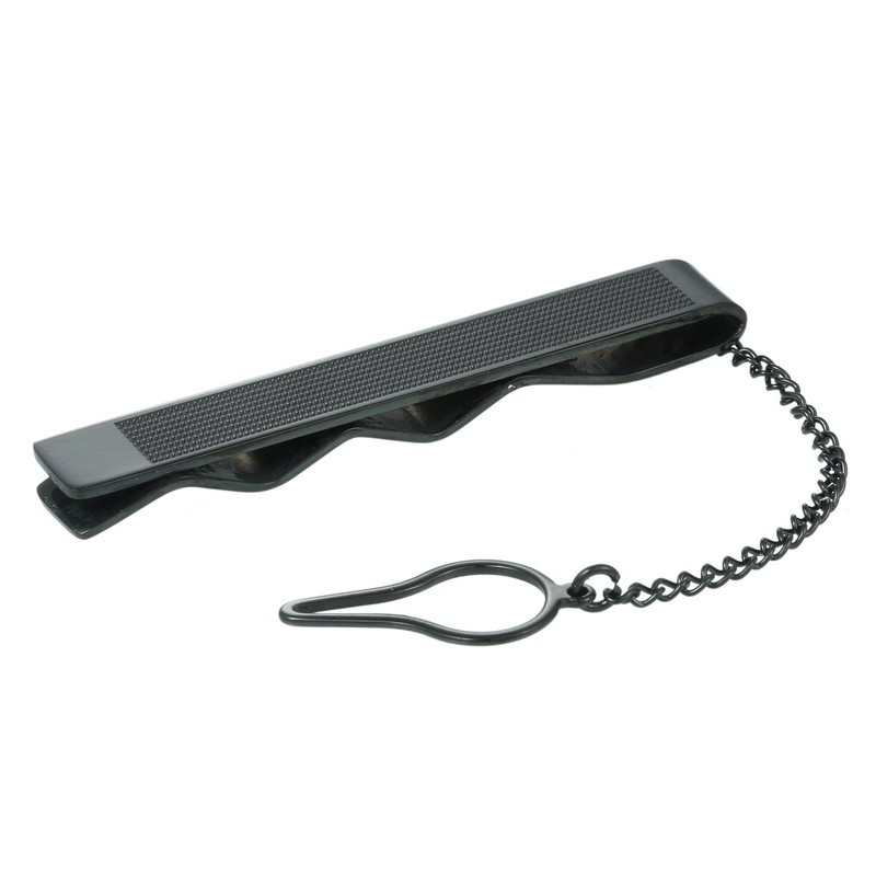 DonDon Men's Stainless Steel Tie Clip, stainless steel, Without Stone