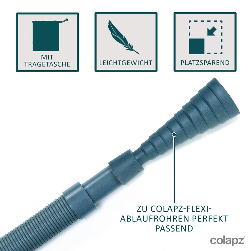 Colapz Caravan Accessories - Flexible Waste Collapsible and Extendable Caravan