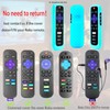 Lambcare 3 Pack Remote Case for Roku, Battery Cover TCL