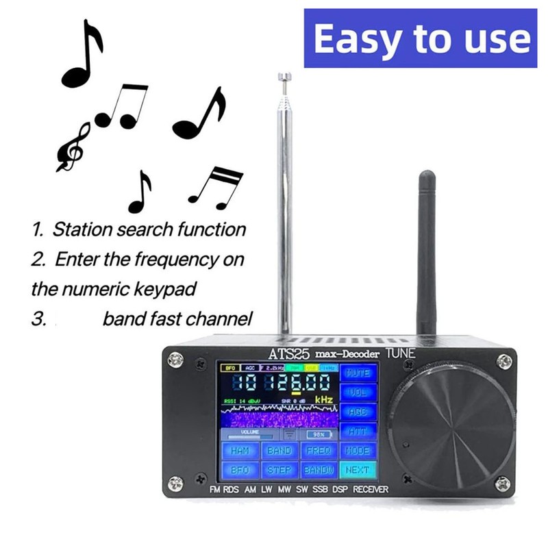 Full Band Radio Receiver FM LW MW SW SSB DSP