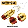 Válvula De Seguridad Npt Macho 1/4 Compresor Aire 150 Psi
