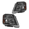 PHILTOP Headlight Assembly, Black Headlights Replacement Compatible with 2016-2017 Terrain