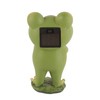 Garden Patio Fence Solar Lights Scare Frog Resin Decorative Ornaments