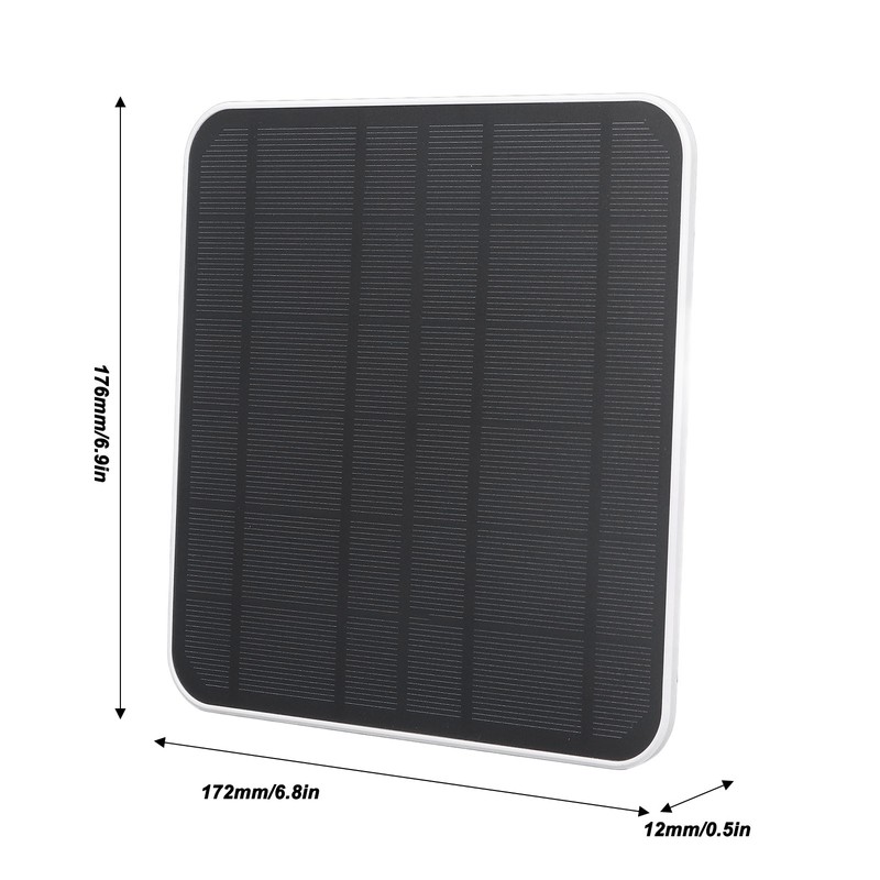 Solar Panel for Ring Camera 12W Fast Charging IP65 Waterproof